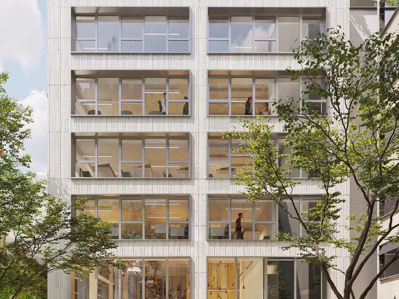 Immeuble d'enseignement à Paris, opération Gecina
